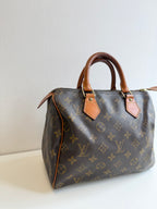 Speedy 25 en toile Monogram marron