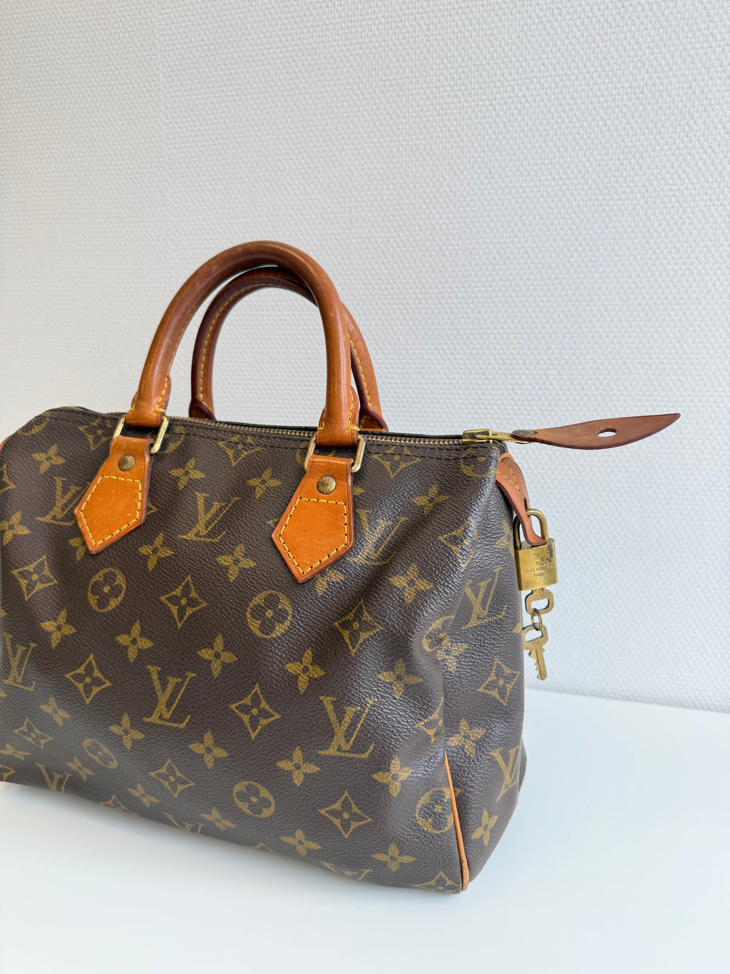 Speedy 25 en toile Monogram marron