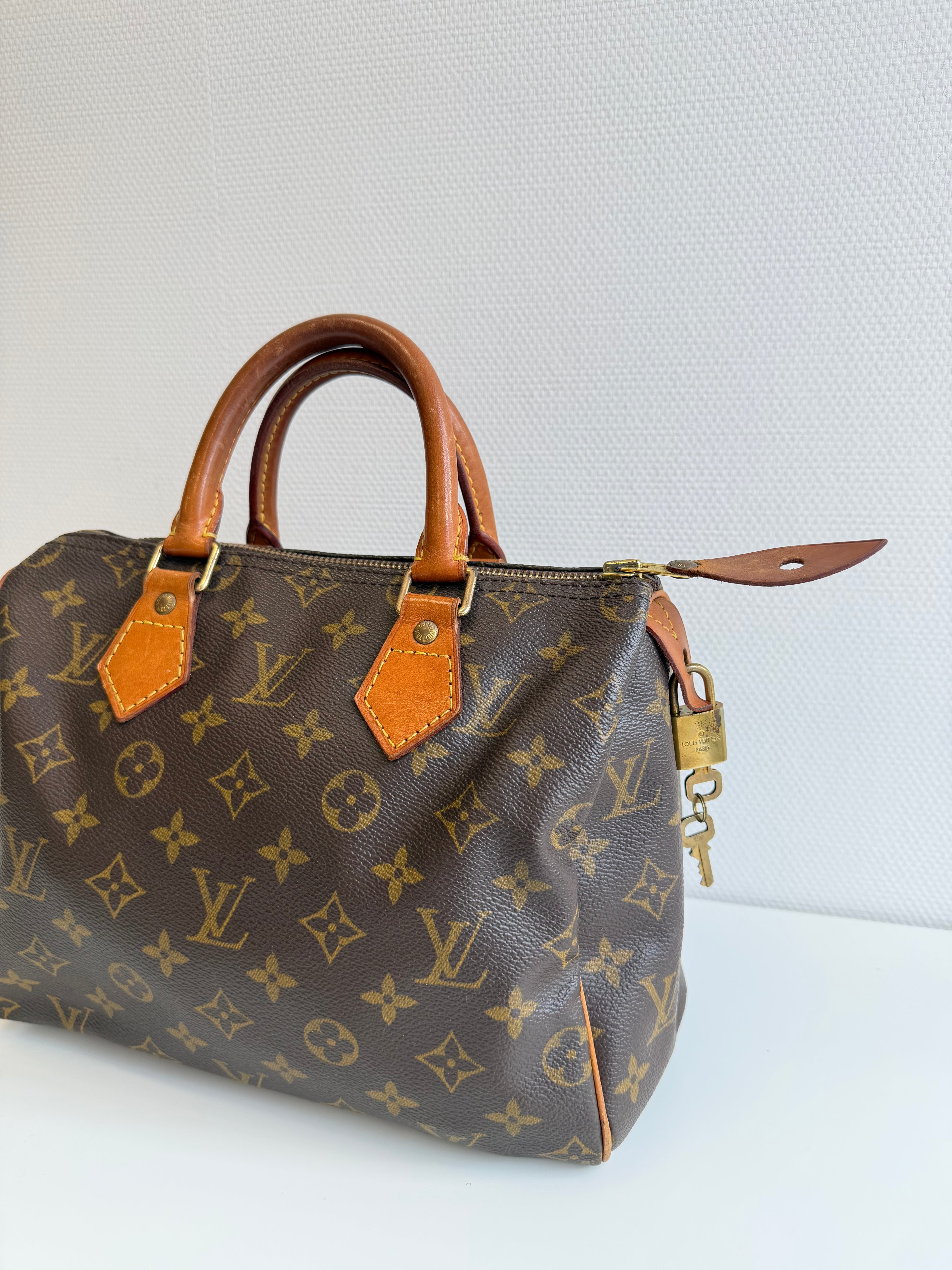 Speedy 25 en toile Monogram marron