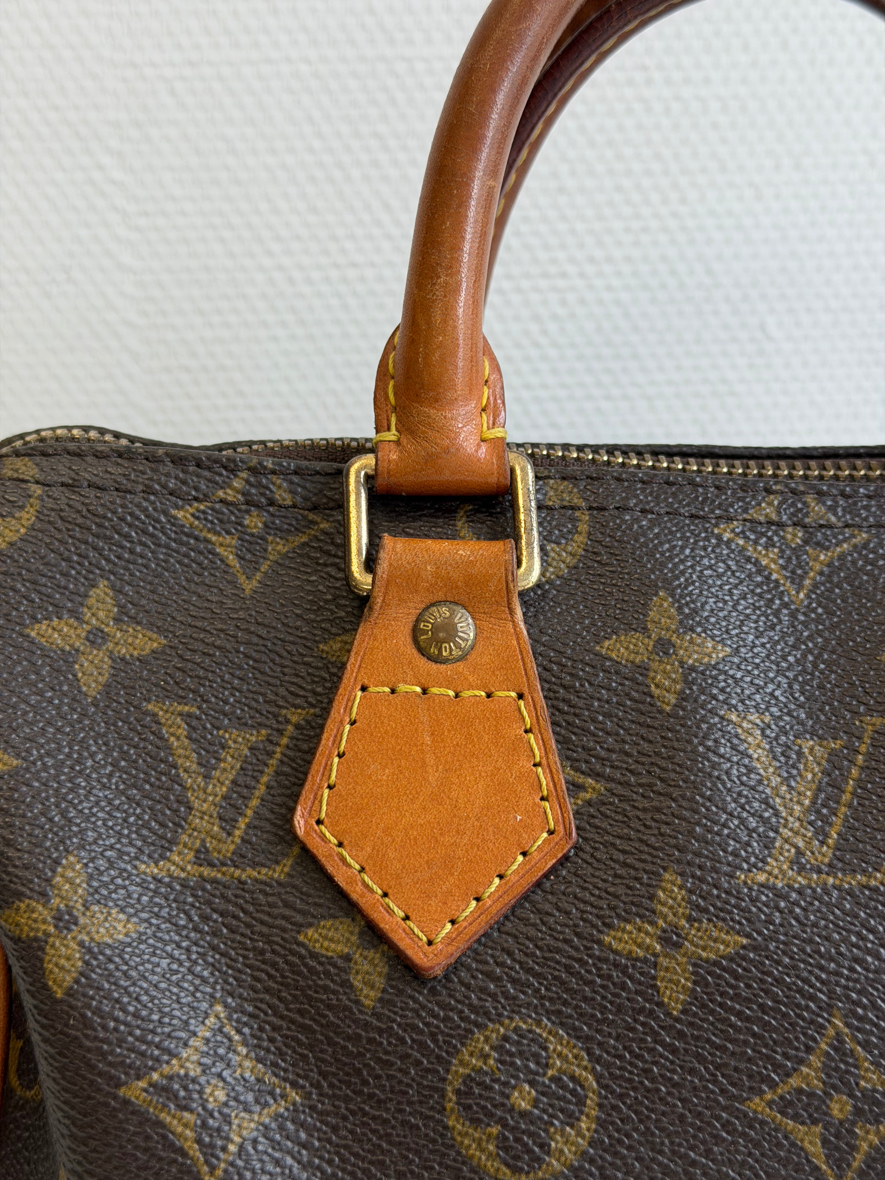 Speedy 25 en toile Monogram marron