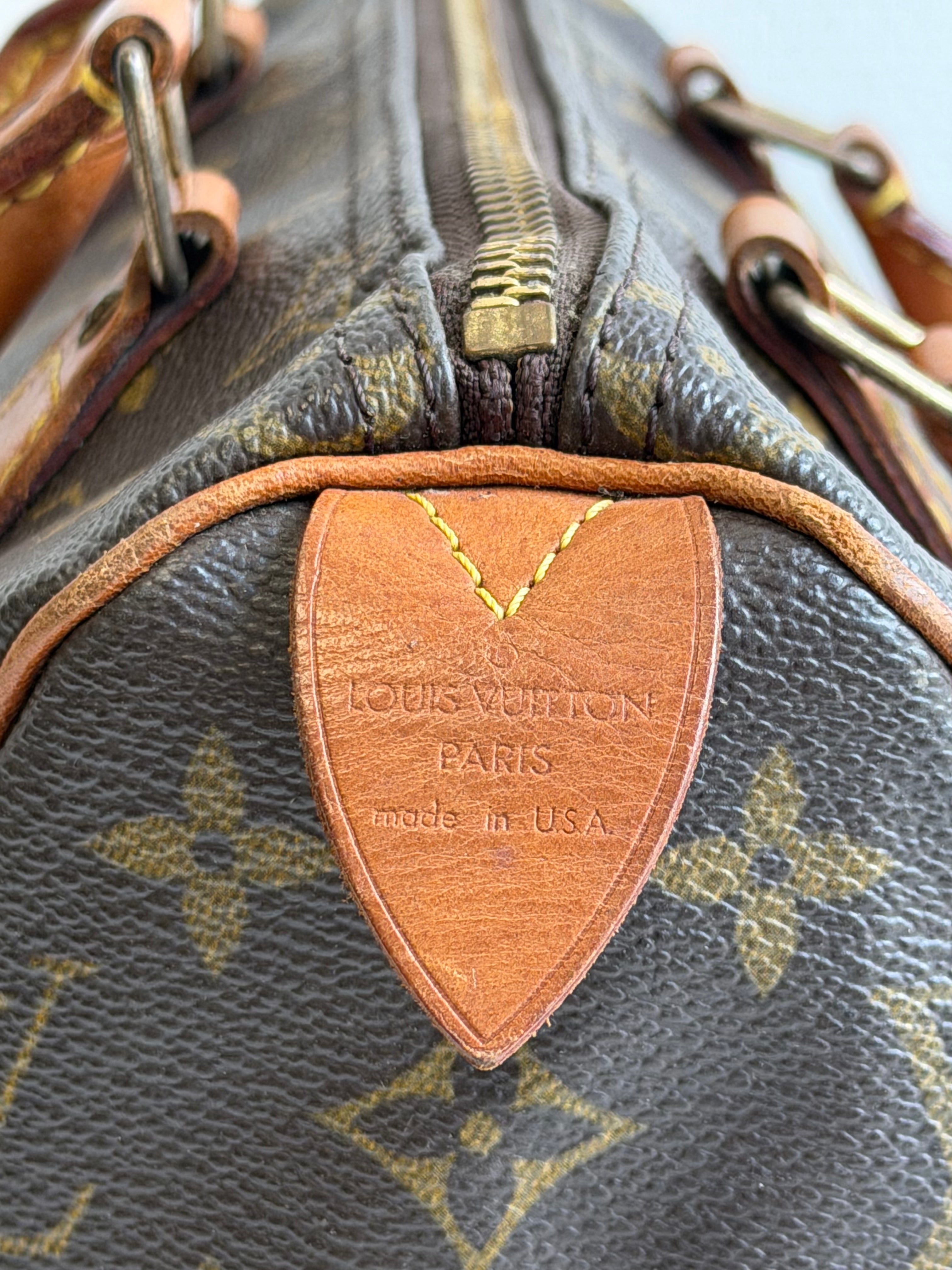 Speedy 25 en toile Monogram marron
