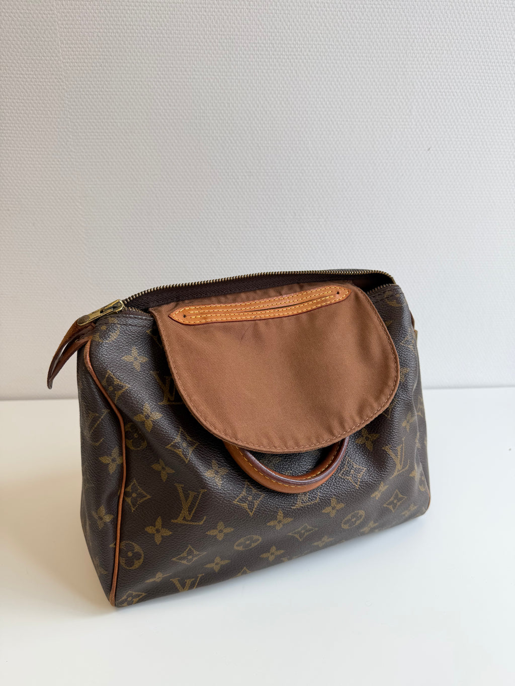 Speedy 25 en toile Monogram marron