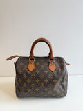Speedy 25 en toile Monogram marron