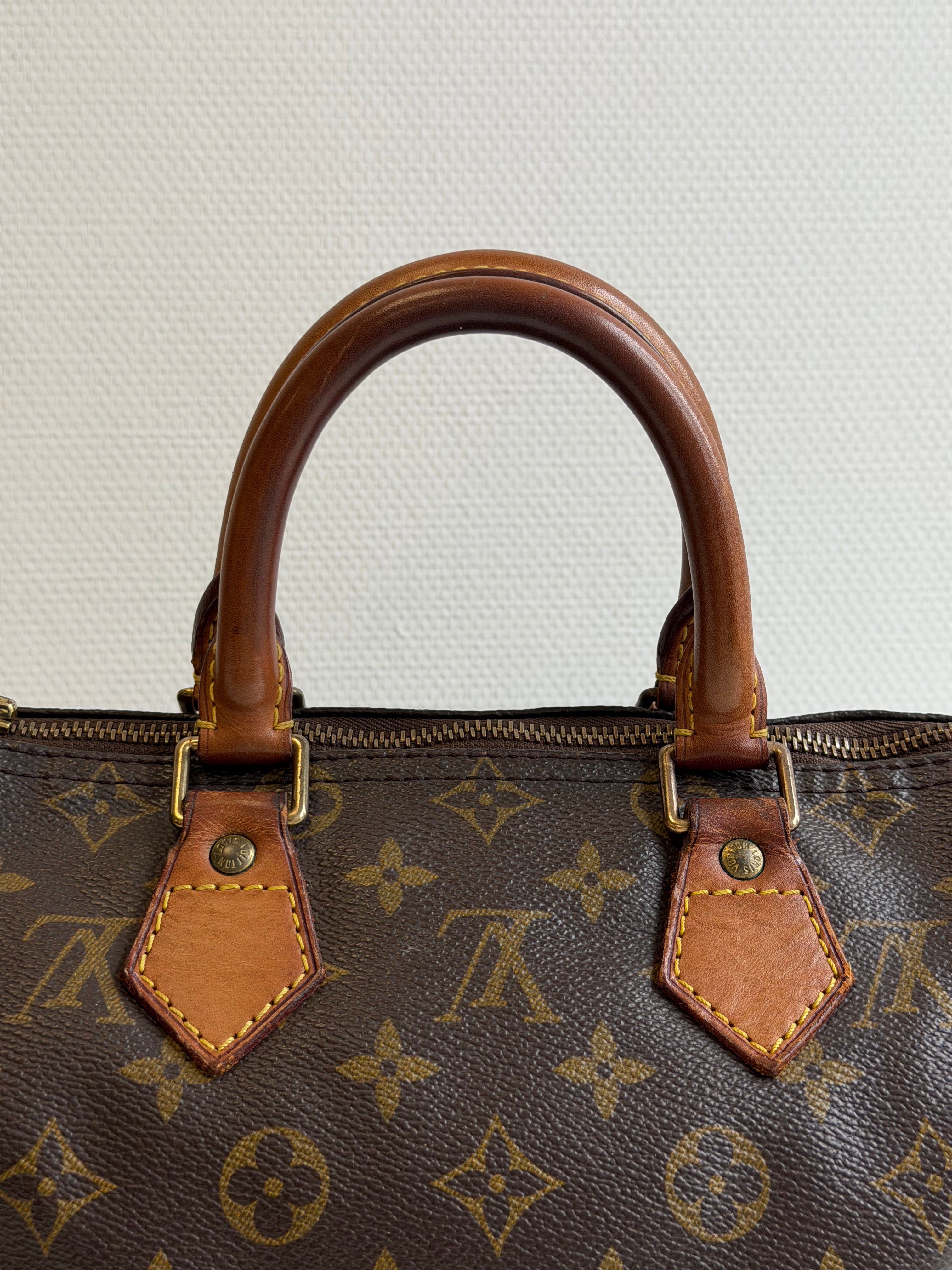 Speedy 25 en toile Monogram marron