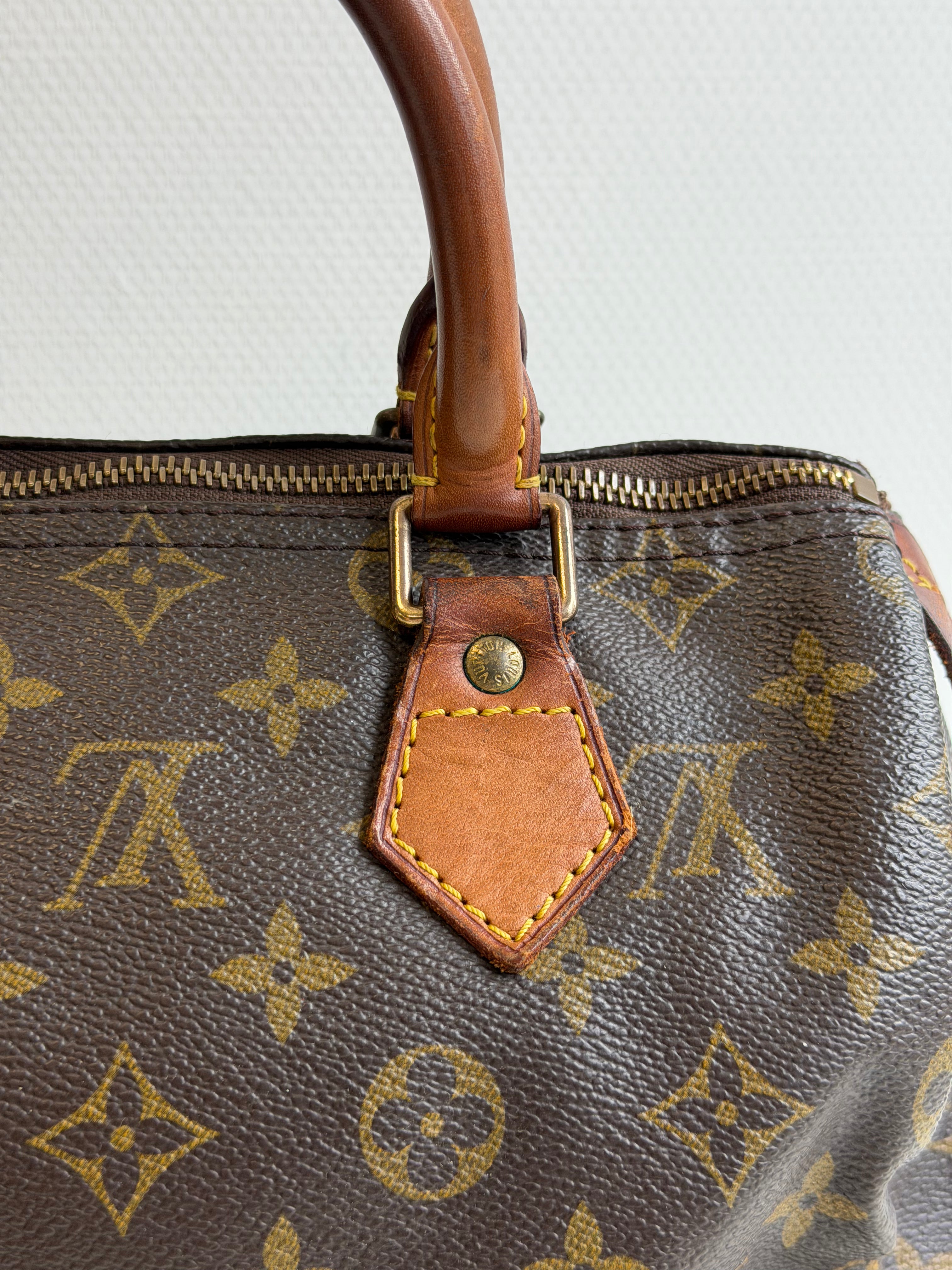 Speedy 25 en toile Monogram marron