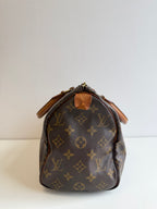 Speedy 25 en toile Monogram marron