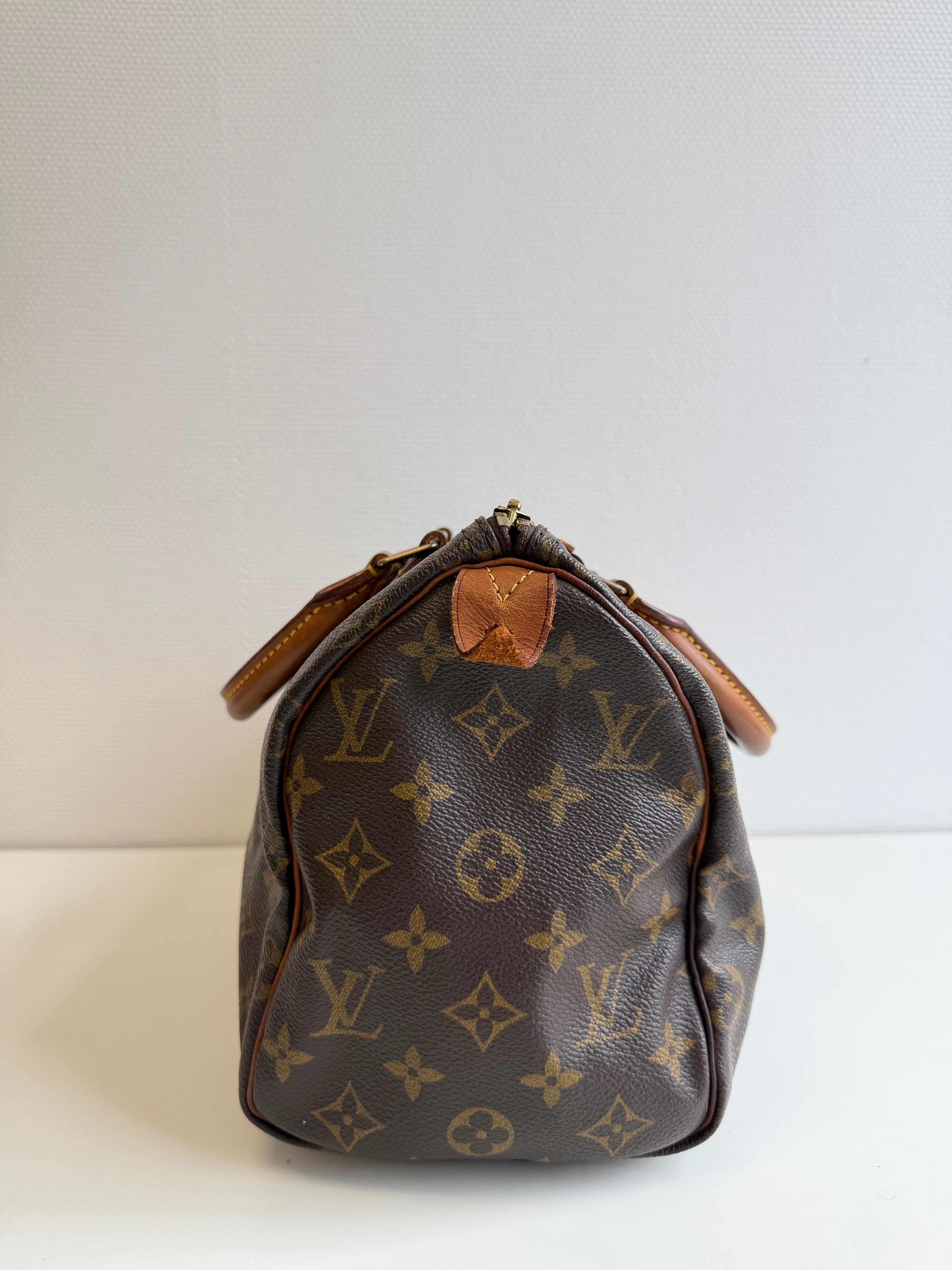 Speedy 25 en toile Monogram marron