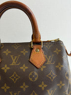 Speedy 25 en toile Monogram marron