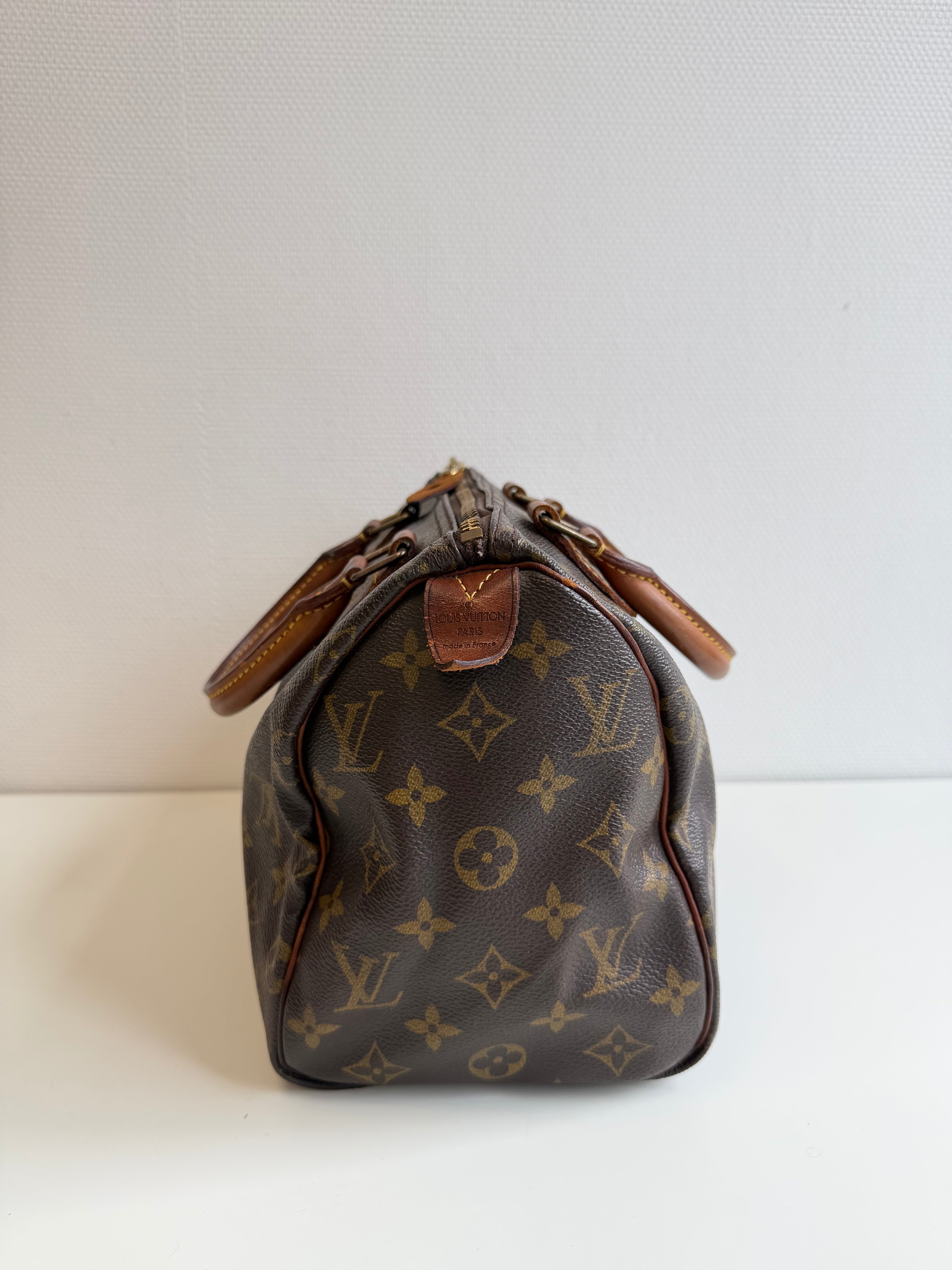 Speedy 25 en toile Monogram marron