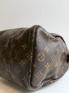 Speedy 25 en toile Monogram marron