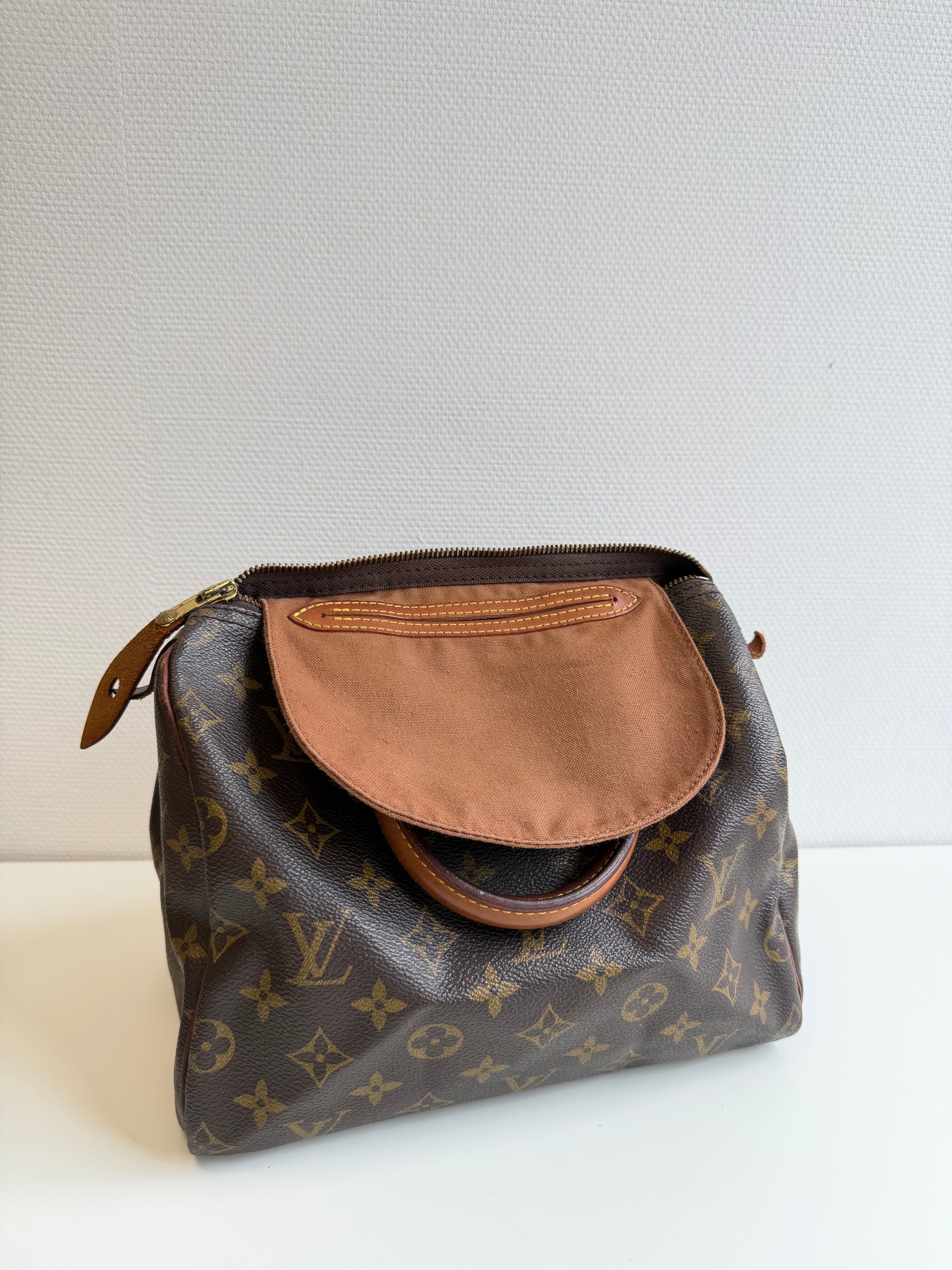 Speedy 25 en toile Monogram marron