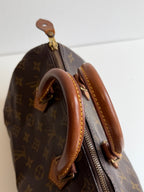 Speedy 25 en toile Monogram marron