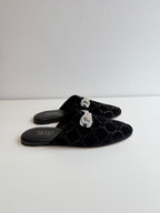 Mules Velvet Gucci