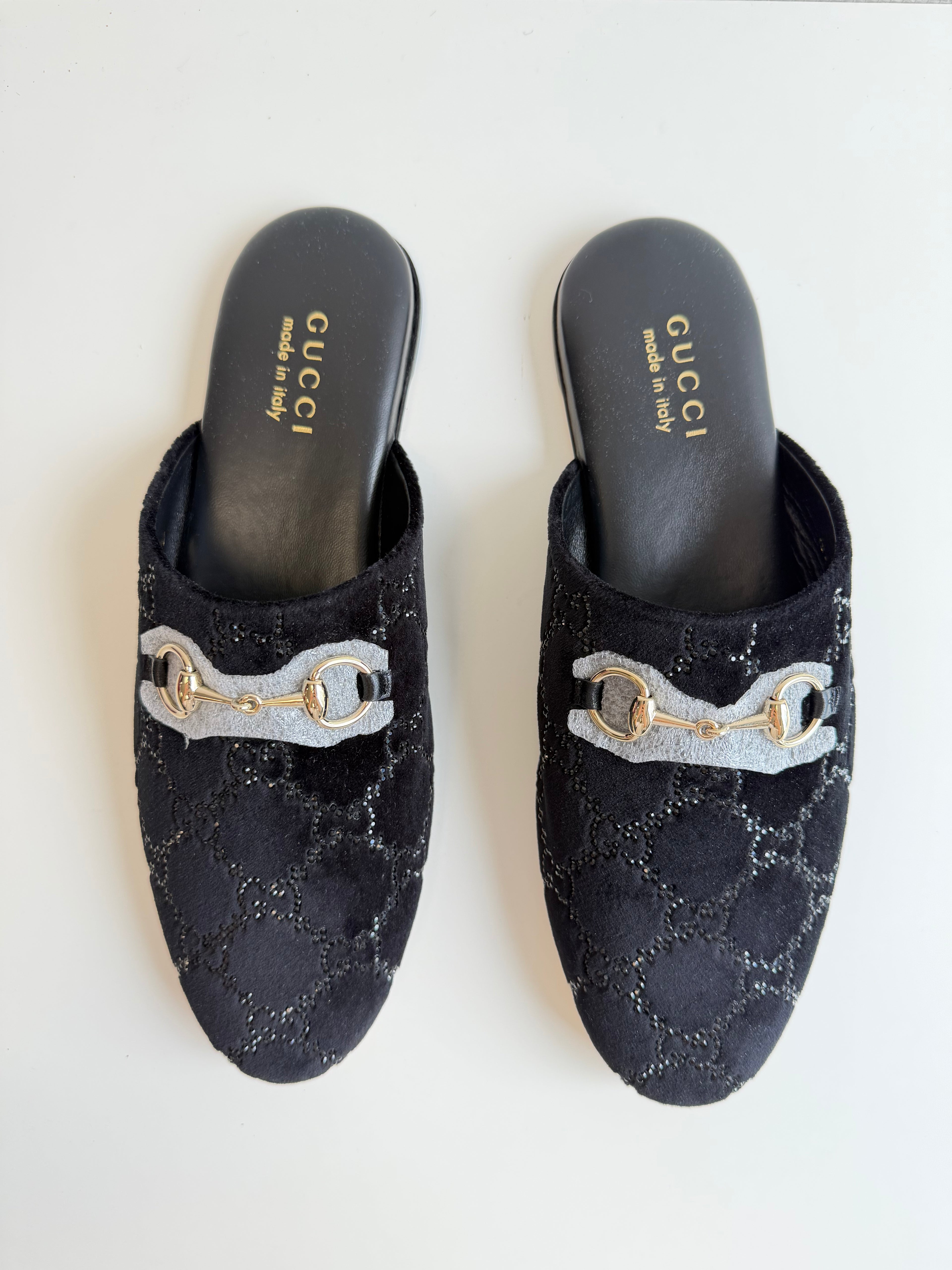 Mules Velvet Gucci