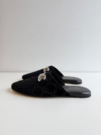 Mules Velvet Gucci