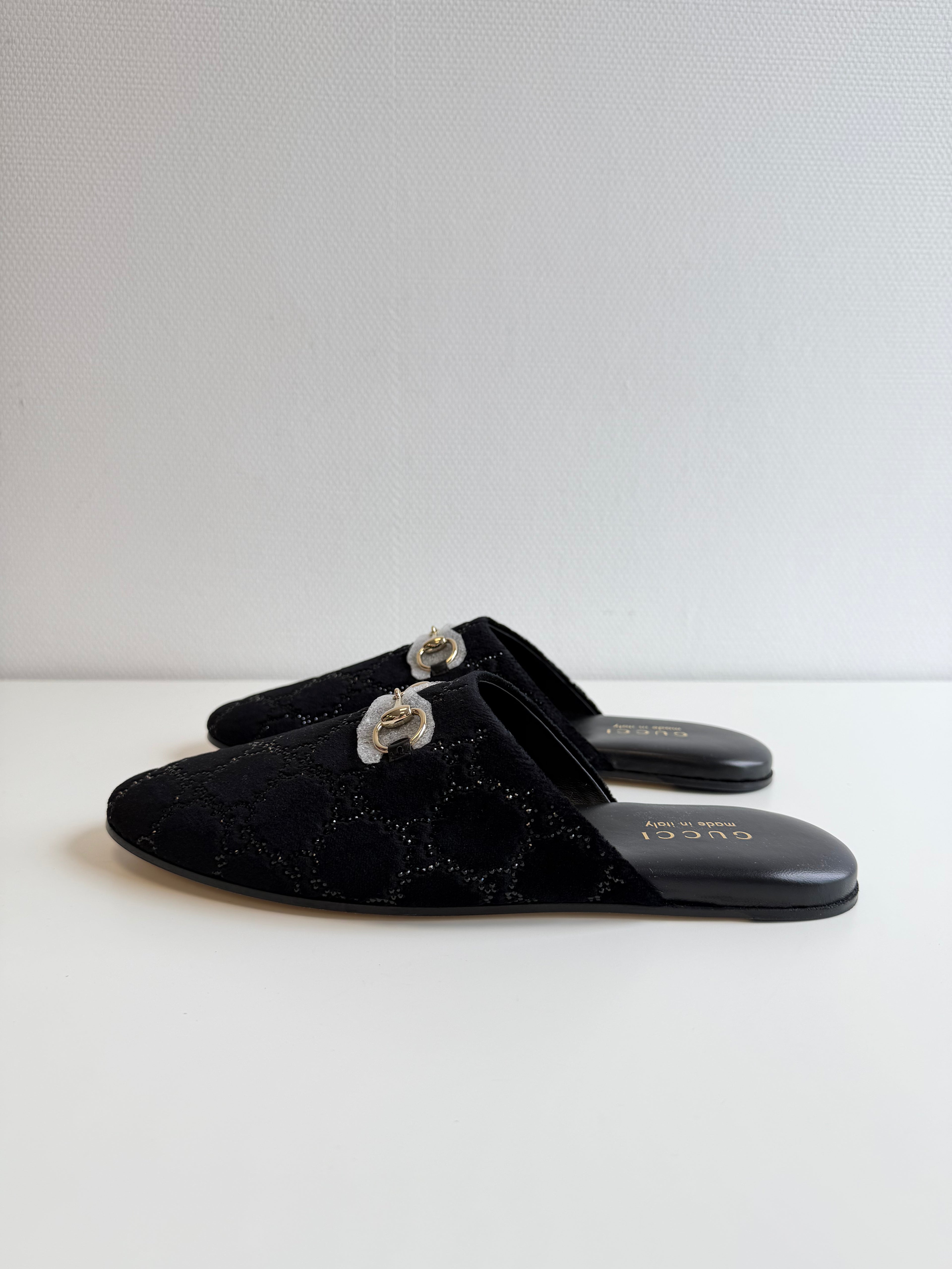 Mules Velvet Gucci