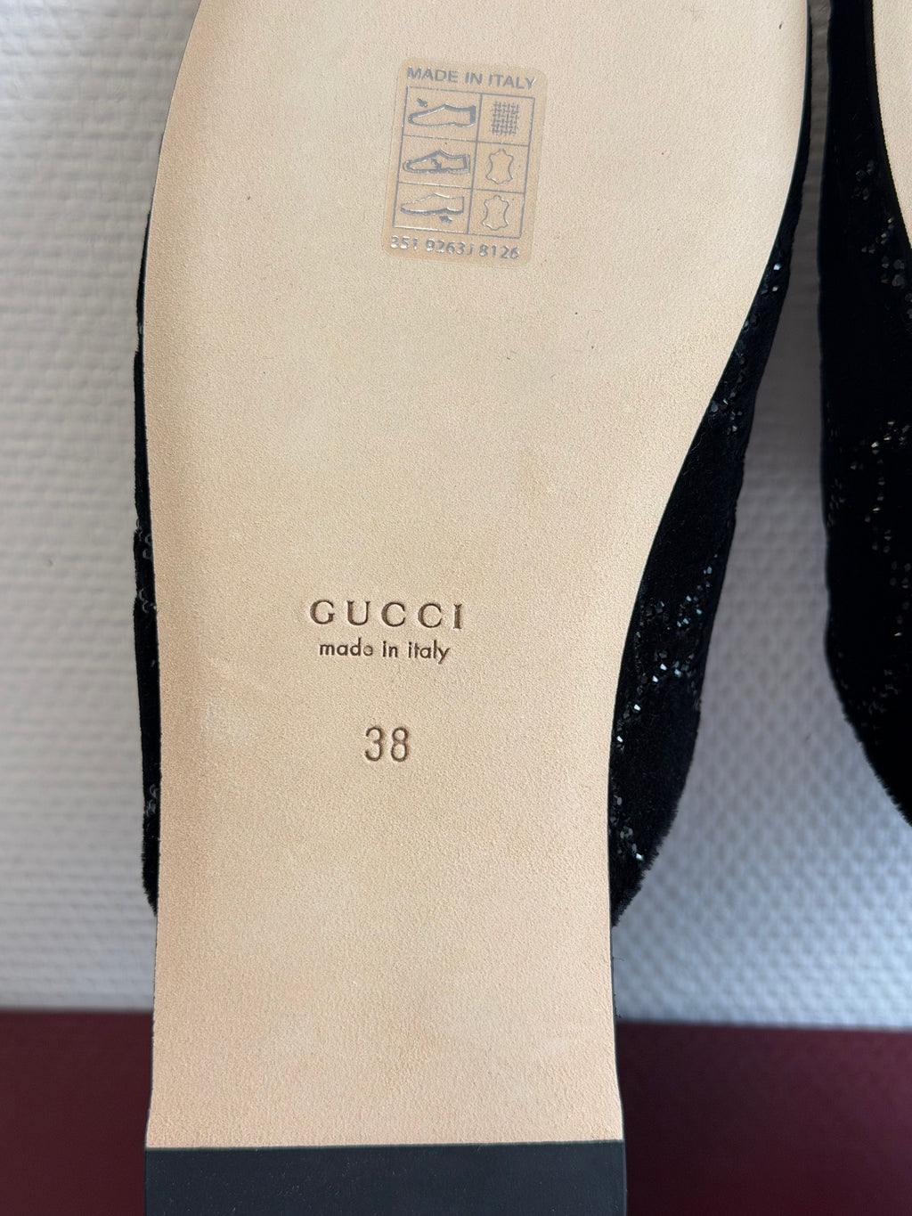 Mules Velvet Gucci