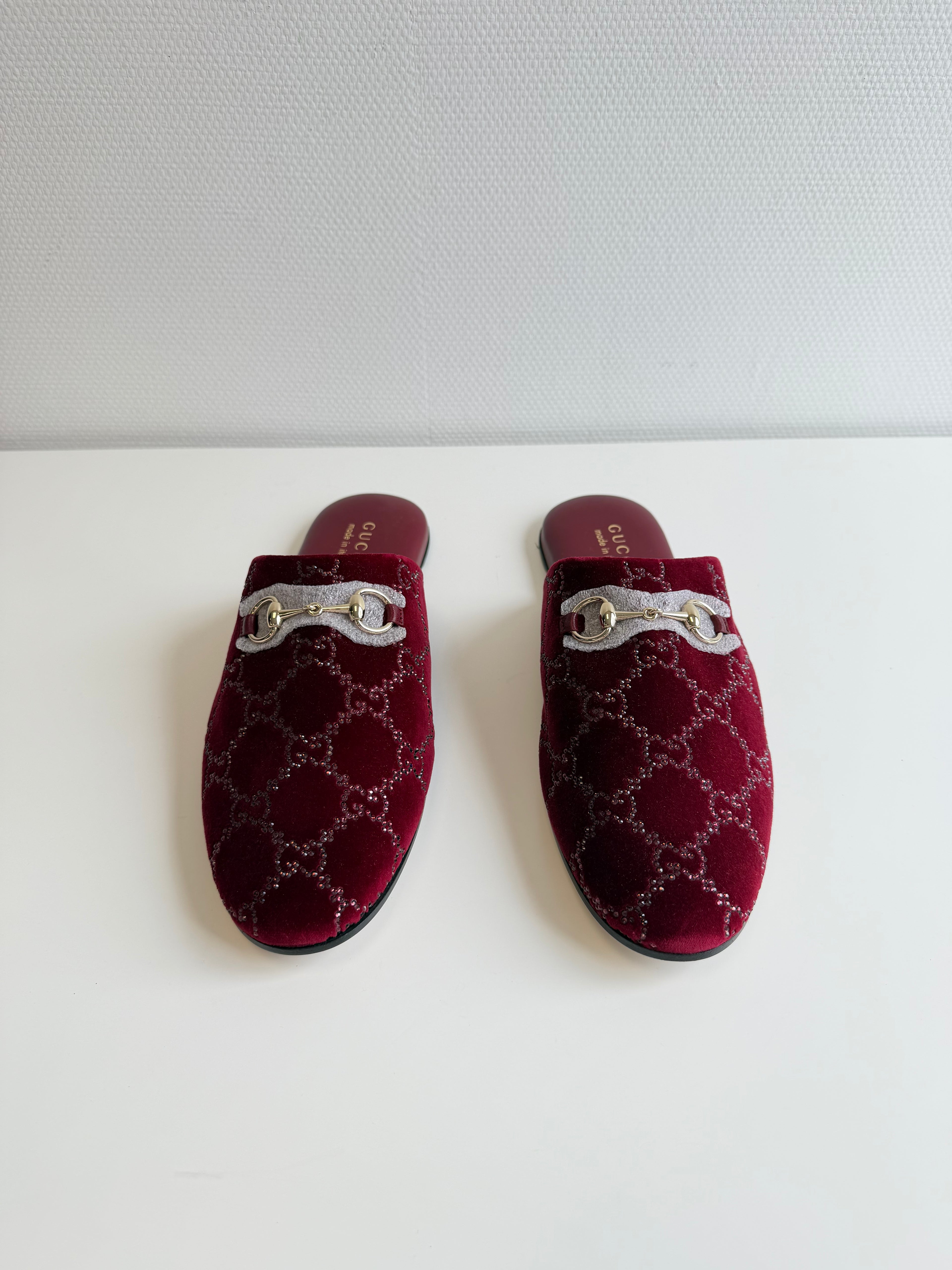 Mules Velvet Gucci