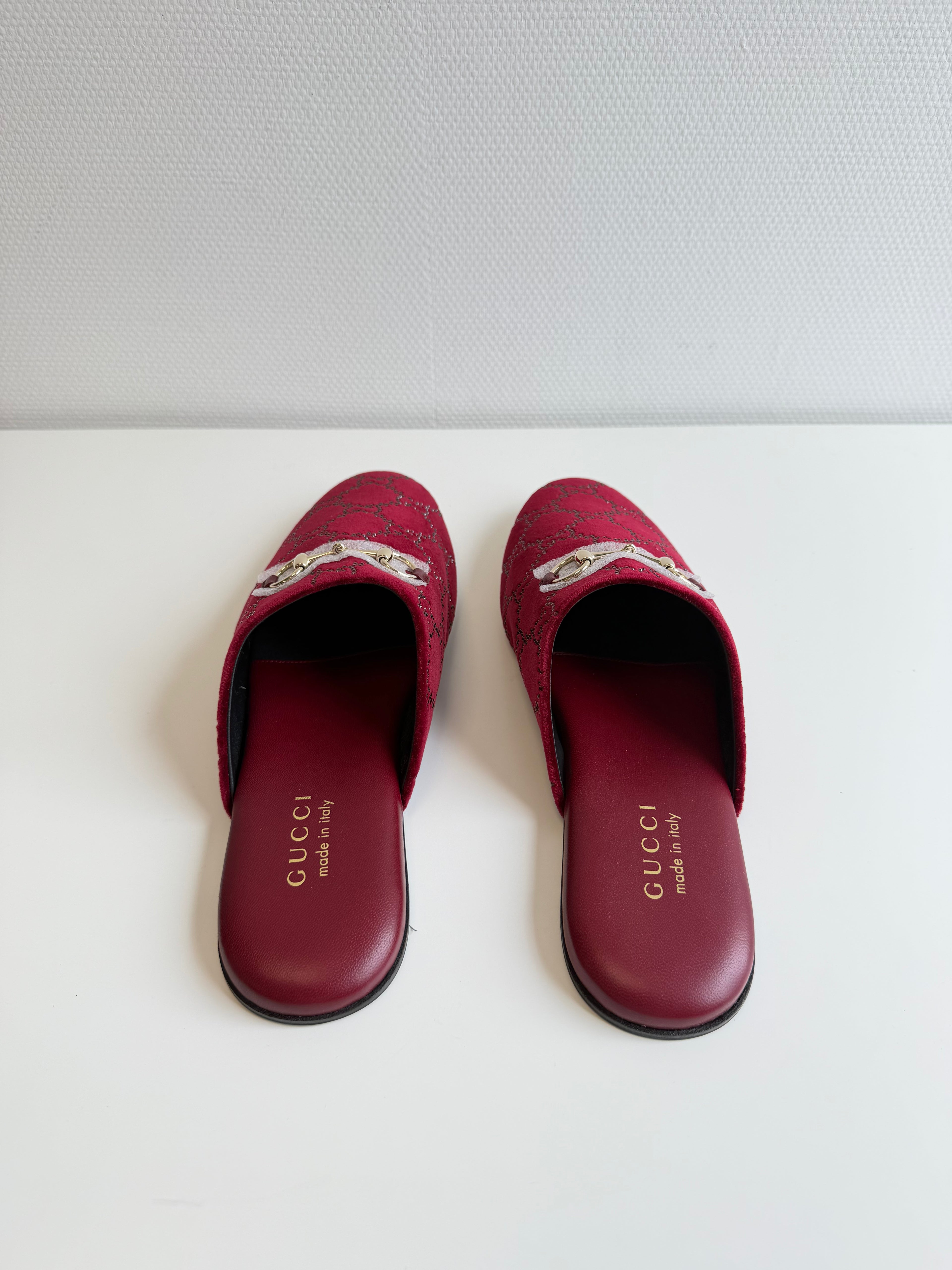 Mules Velvet Gucci