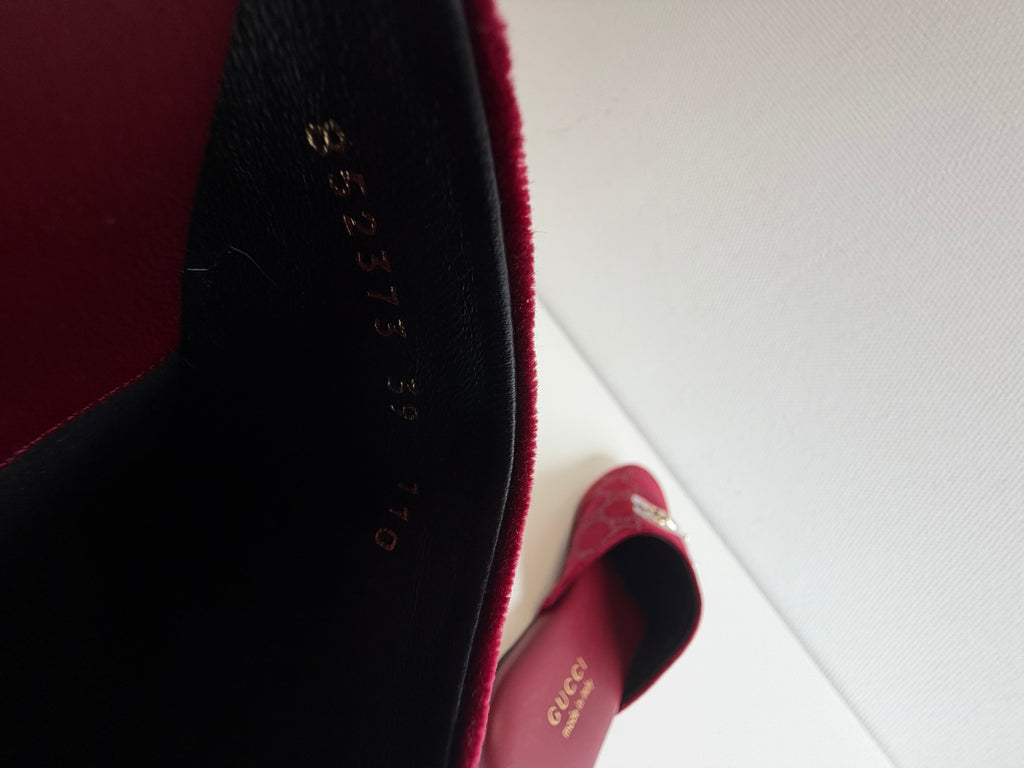 Mules Velvet Gucci