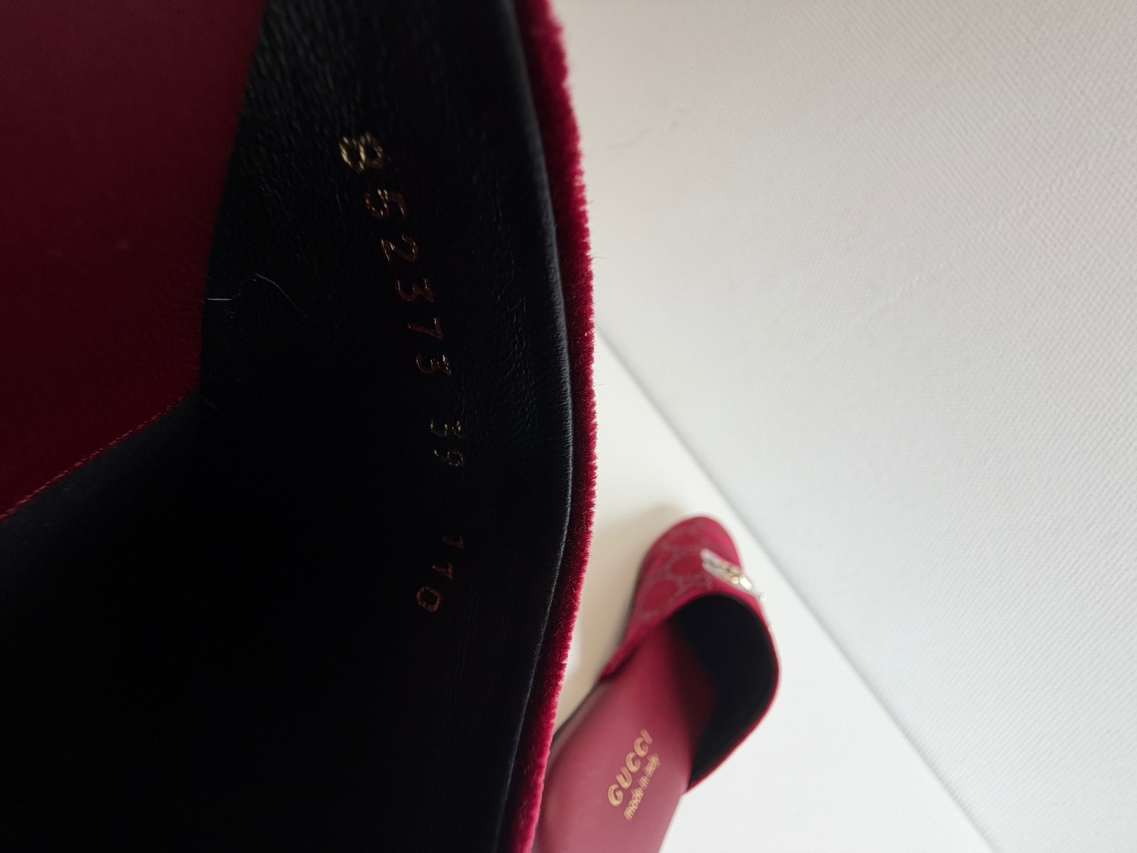 Mules Velvet Gucci