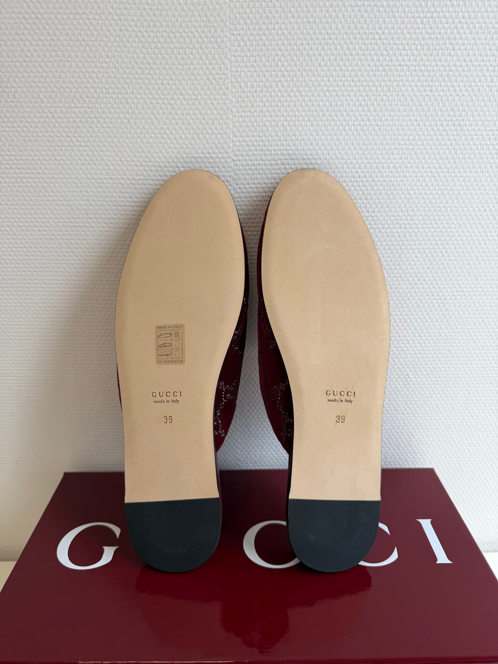 Mules Velvet Gucci