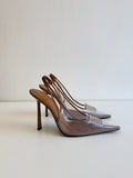 Jive Embellished Slingback Pumps Saint Laurent