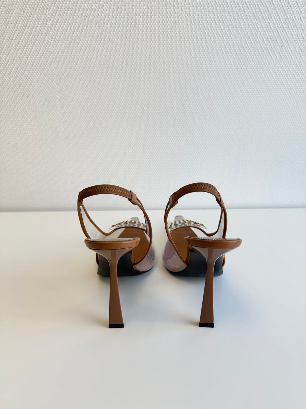 Jive Embellished Slingback Pumps Saint Laurent