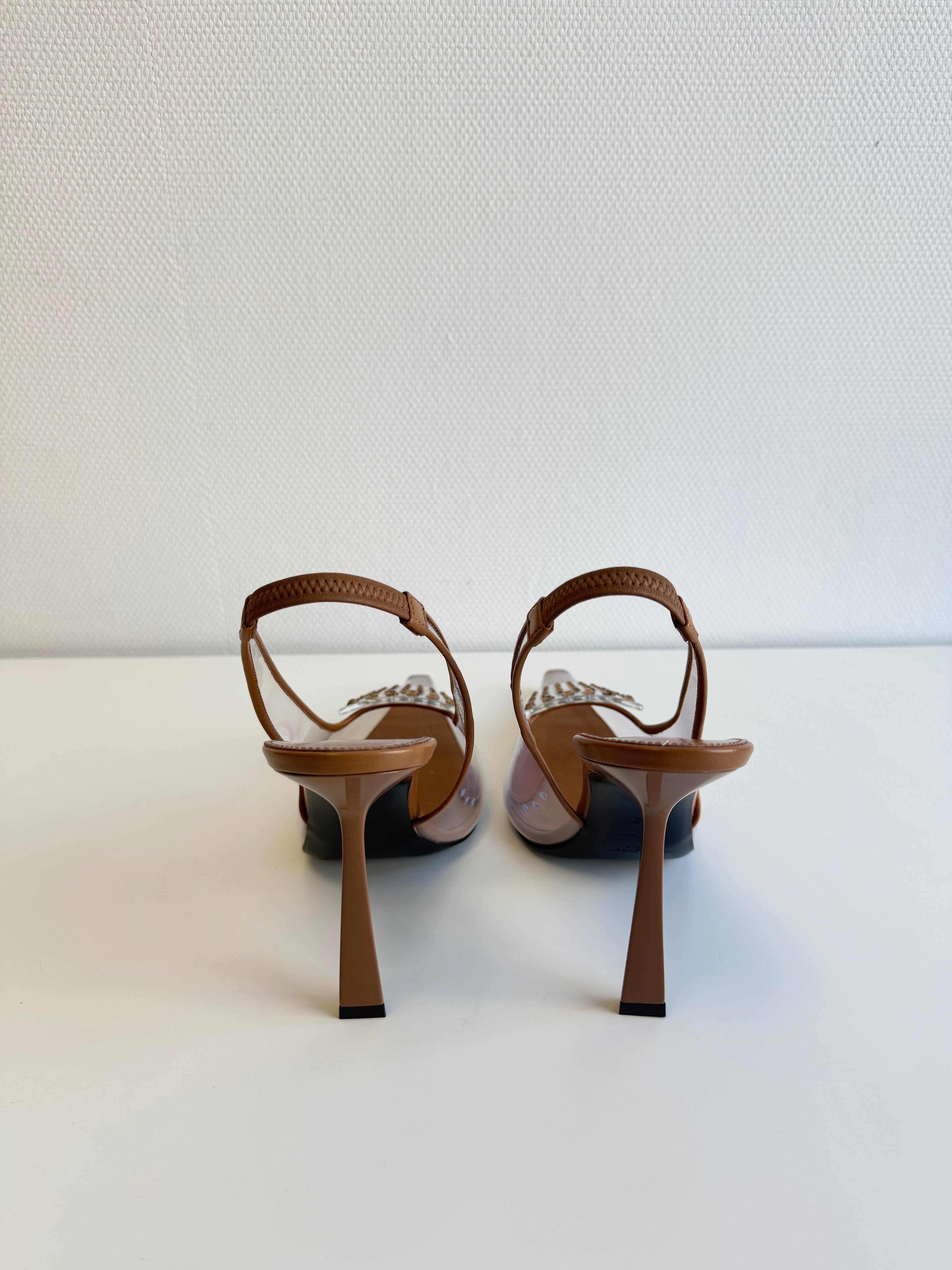 Jive Embellished Slingback Pumps Saint Laurent