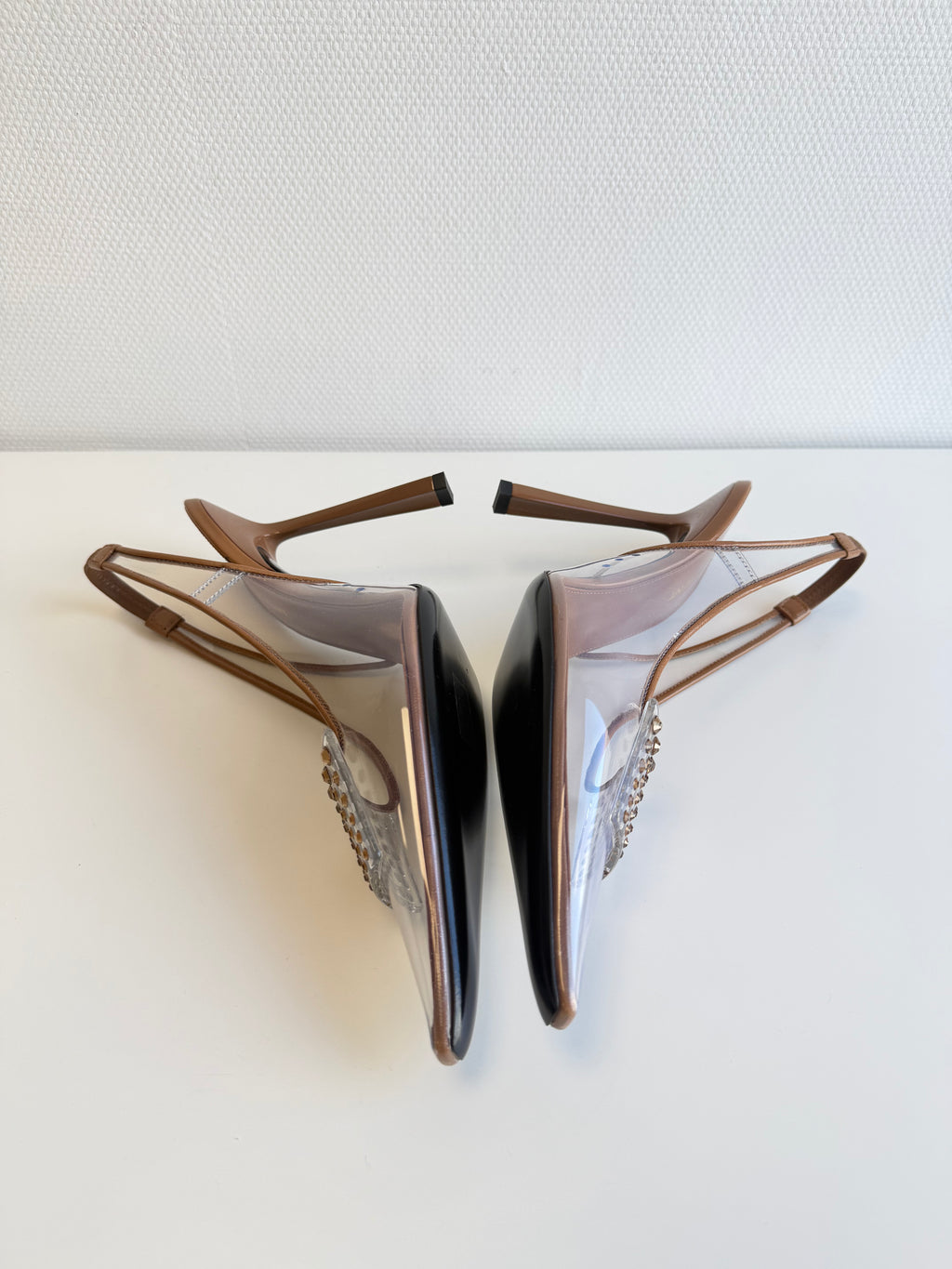 Jive Embellished Slingback Pumps Saint Laurent