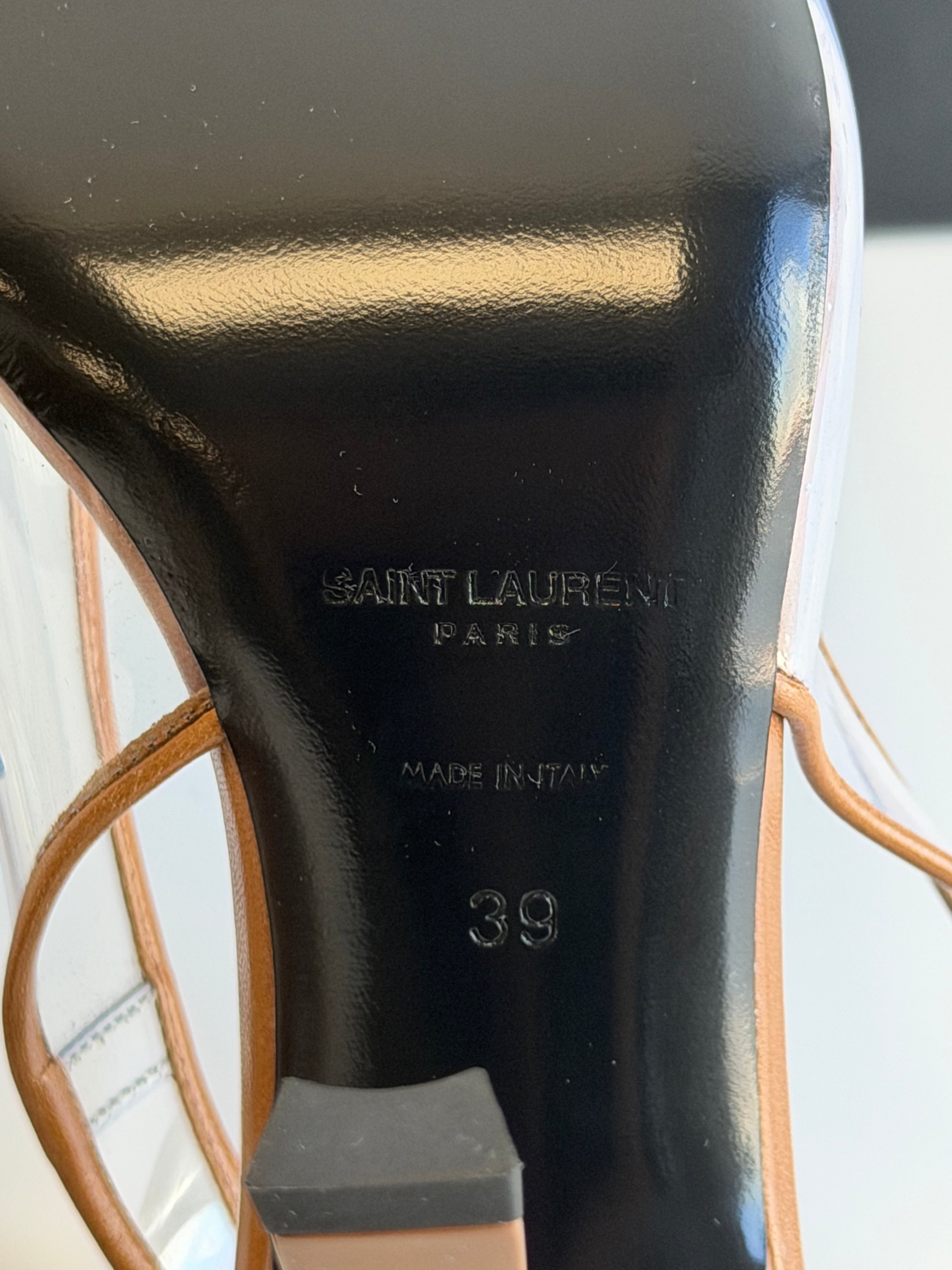 Jive Embellished Slingback Pumps Saint Laurent