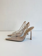 Jive Embellished Slingback Pumps Saint Laurent