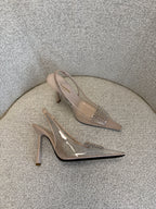 Jive Embellished Slingback Pumps Saint Laurent