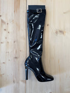 Elle vinyl boots Saint Laurent