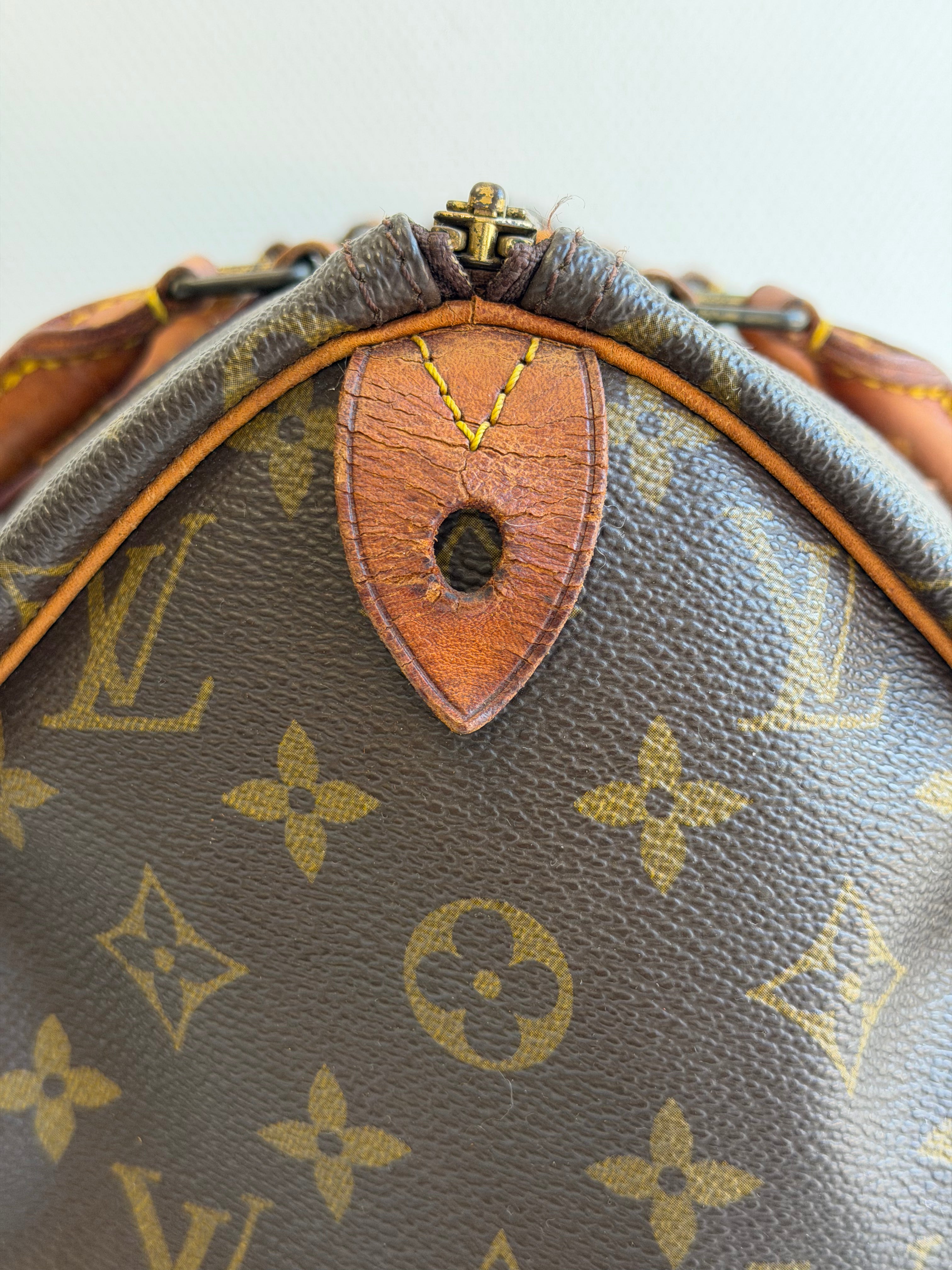 Speedy 30 en toile monogram marron