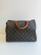 Speedy 30 en toile monogram marron