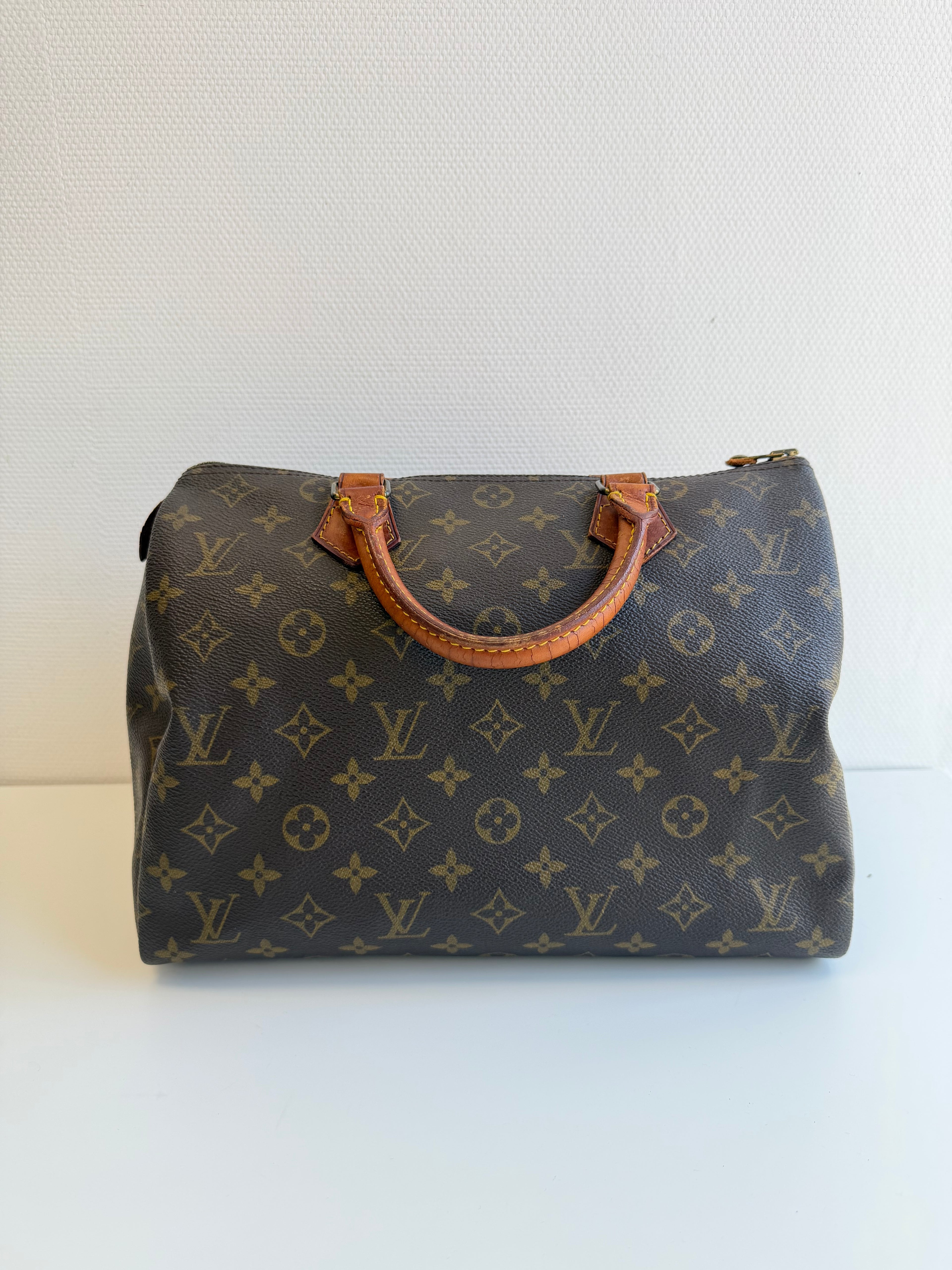 Speedy 30 en toile monogram marron