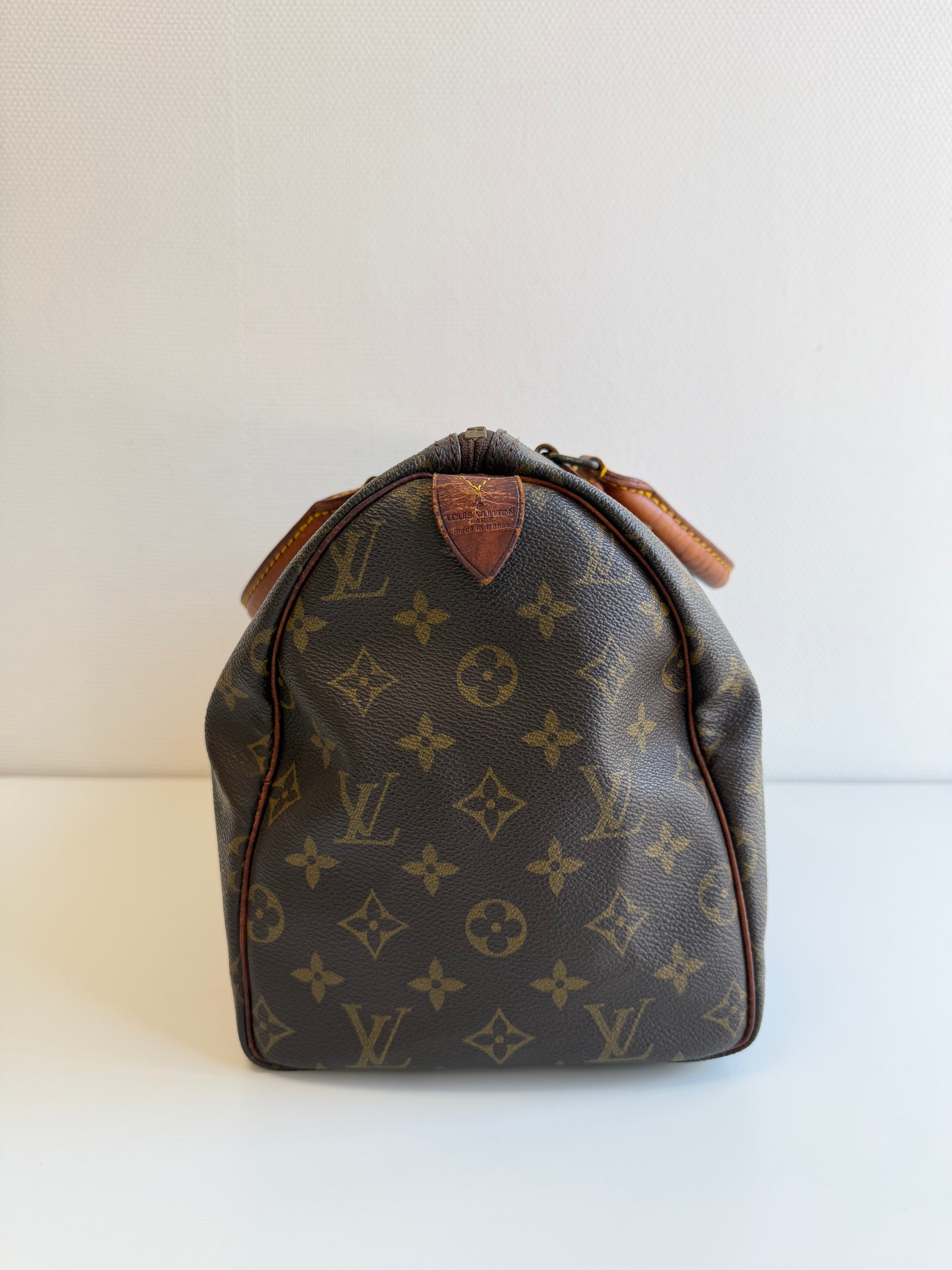 Speedy 30 en toile monogram marron
