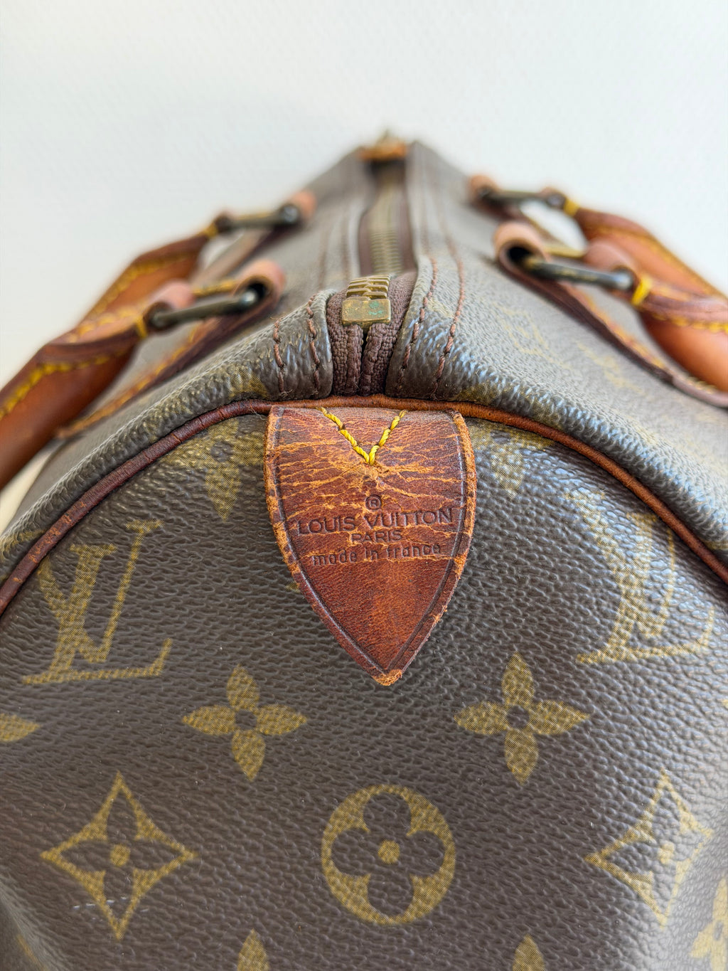 Speedy 30 en toile monogram marron