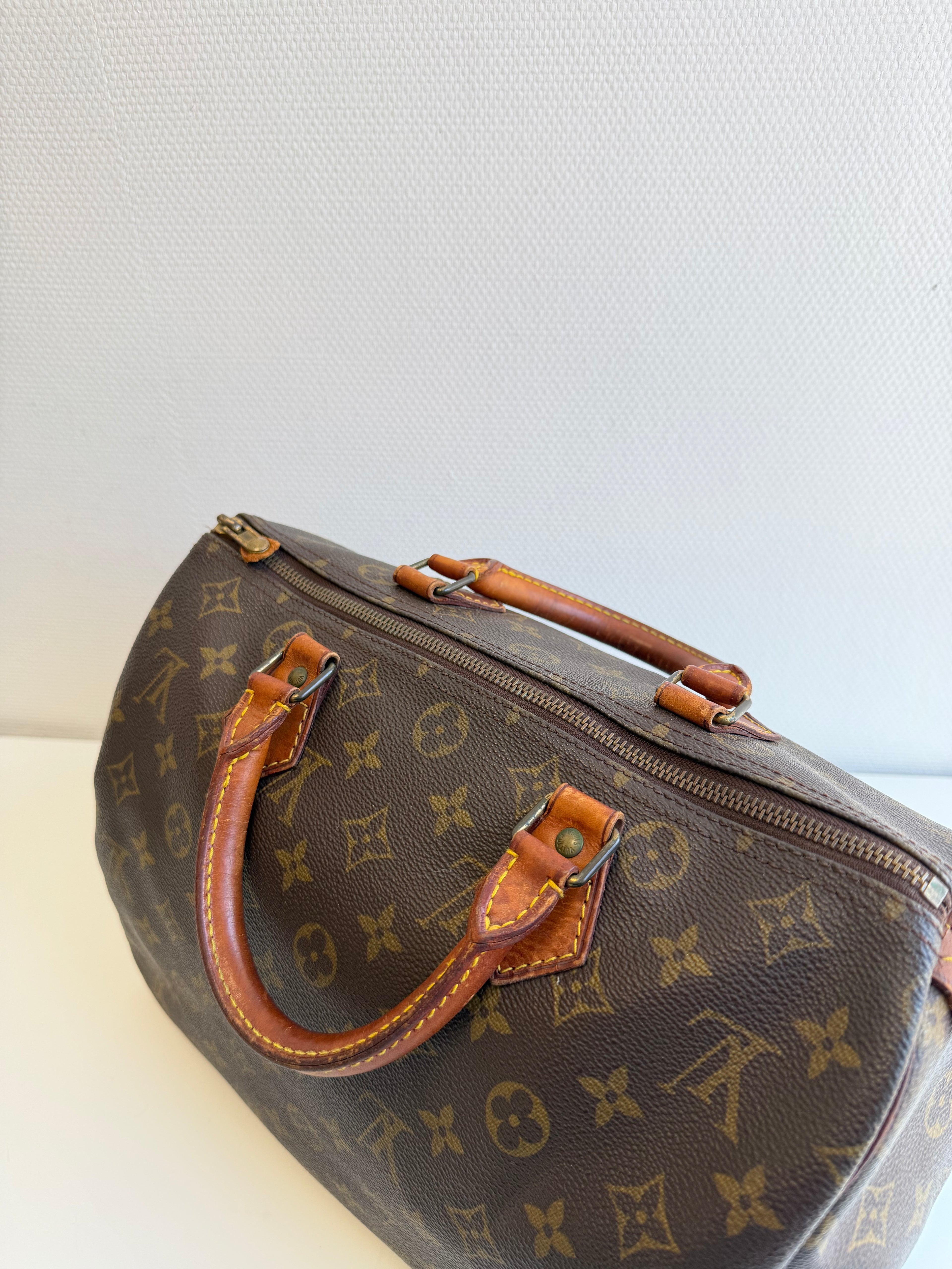 Speedy 30 en toile monogram marron