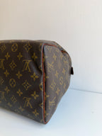 Speedy 30 en toile monogram marron