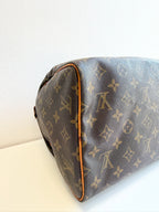 Speedy 30 en toile monogram marron
