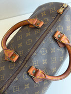 Speedy 30 en toile monogram marron
