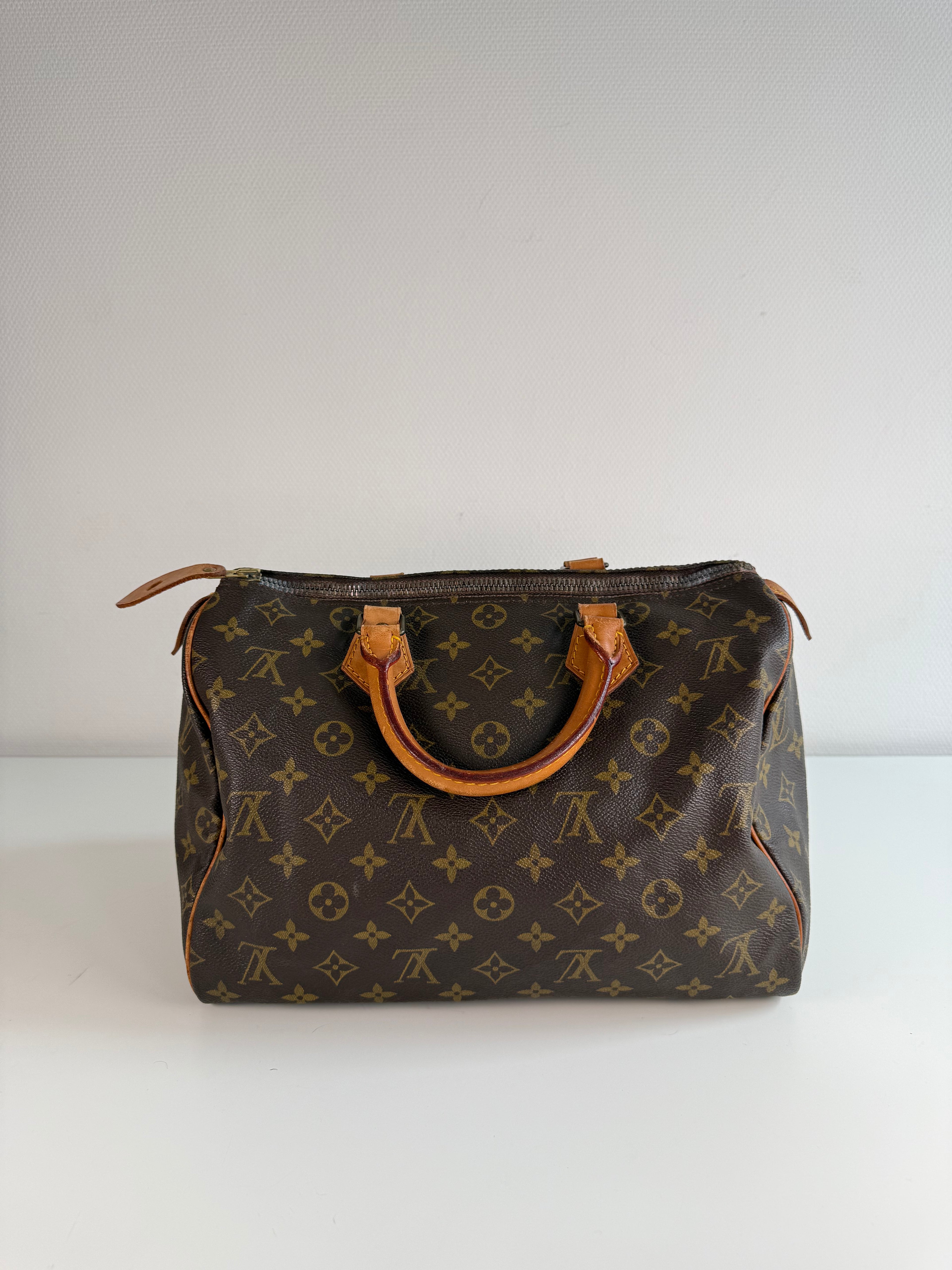 Speedy 30 en toile Monogram marron