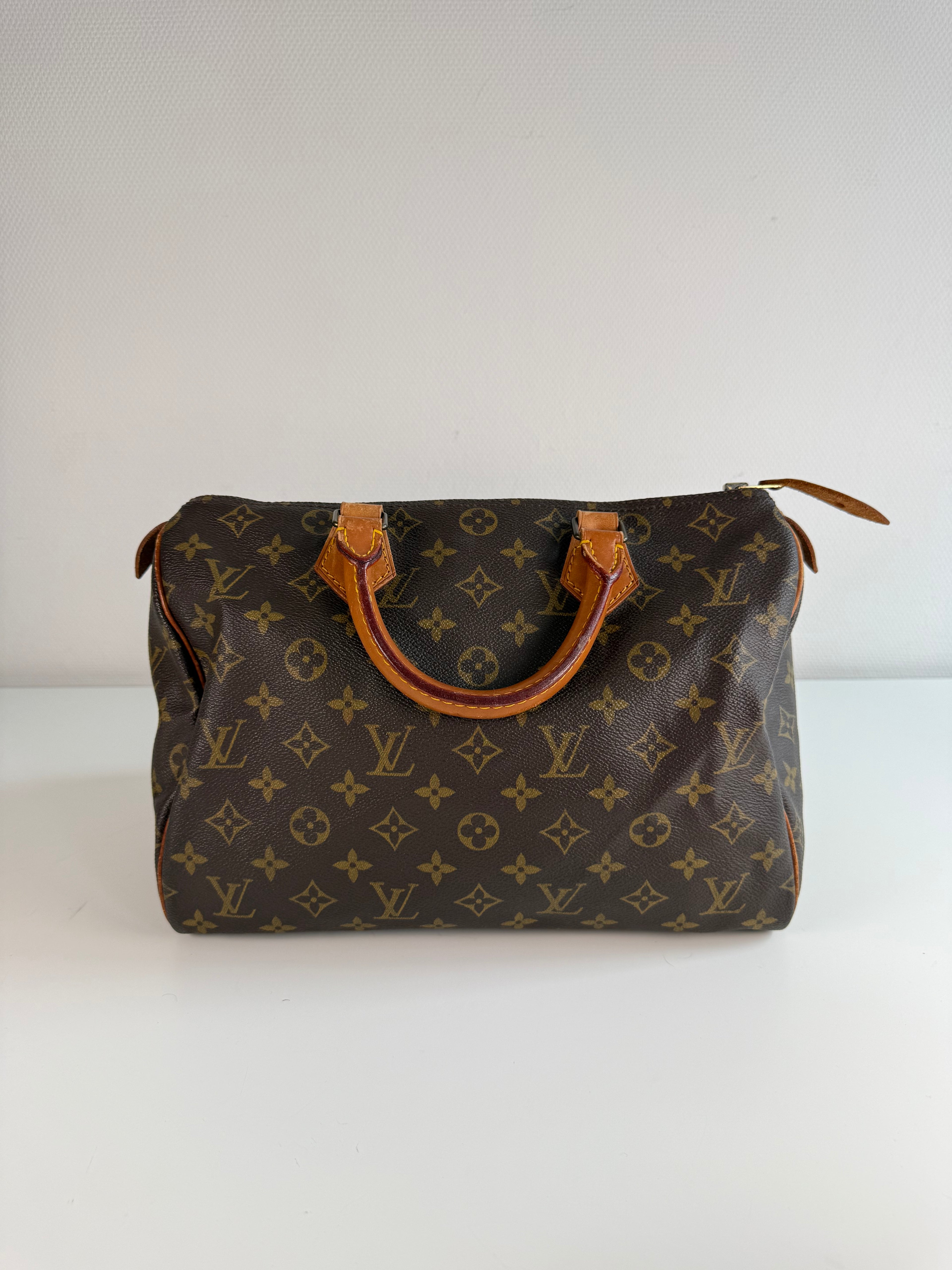 Speedy 30 en toile Monogram marron