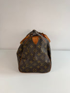 Speedy 30 en toile Monogram marron