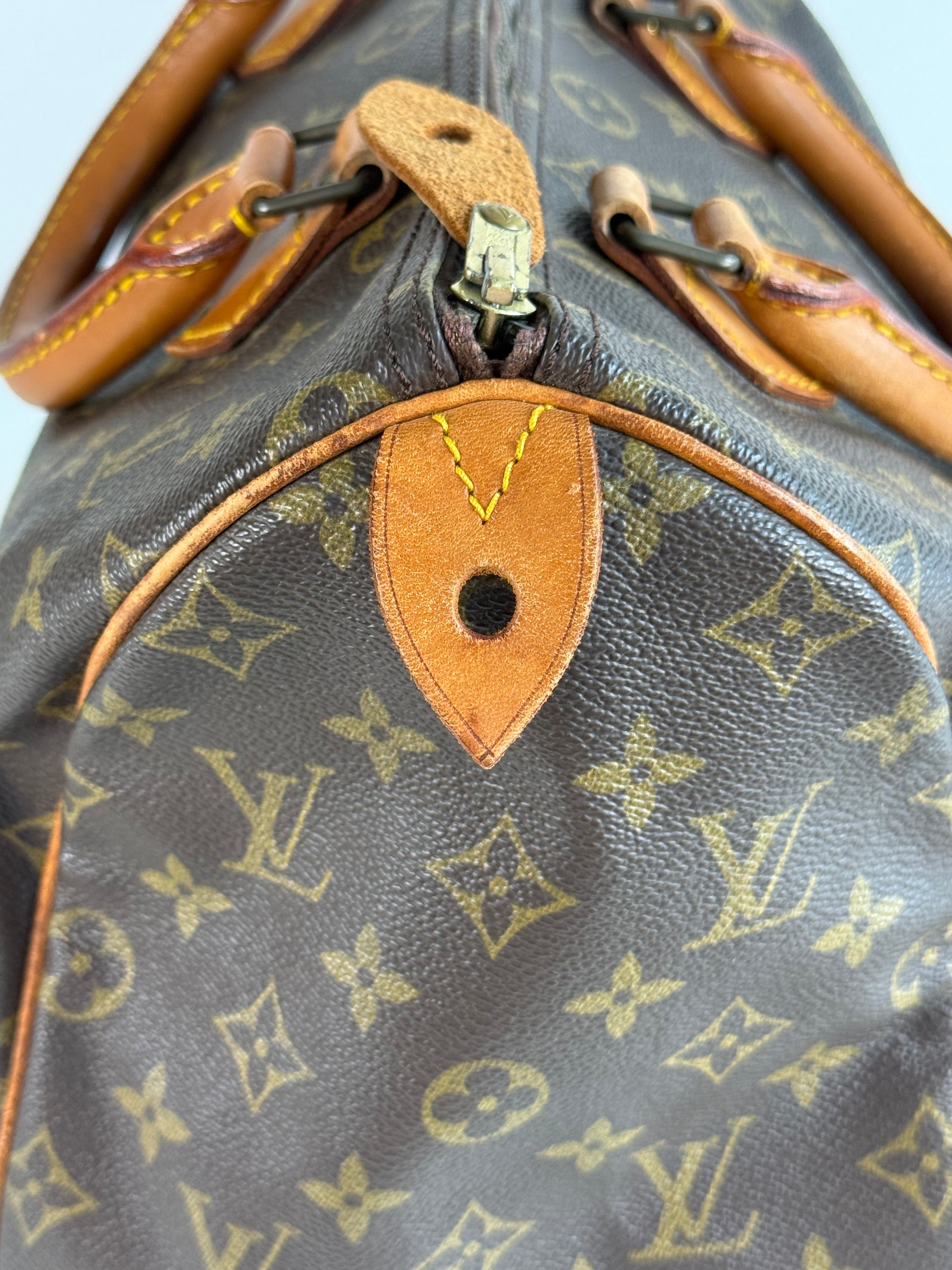 Speedy 30 en toile Monogram marron