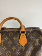 Speedy 30 en toile Monogram marron