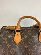 Speedy 30 en toile Monogram marron