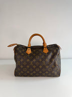 Speedy 30 en toile Monogram marron